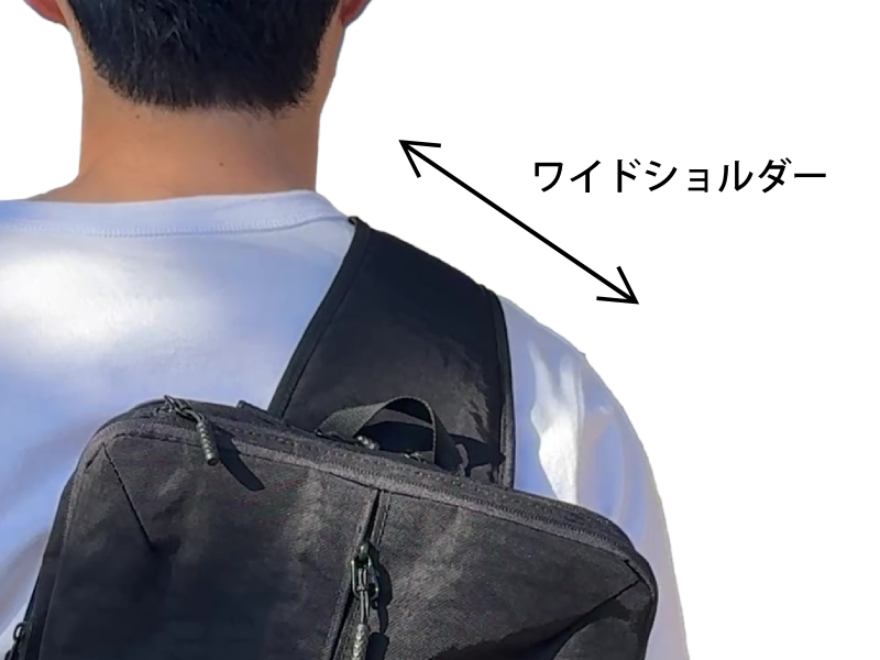 14インチ、A4が入る驚異の6層構造と15ポケットで収納上手なスリング 14インチ、A4が入る驚異の6層構造と15ポケットで収納上手なスリング