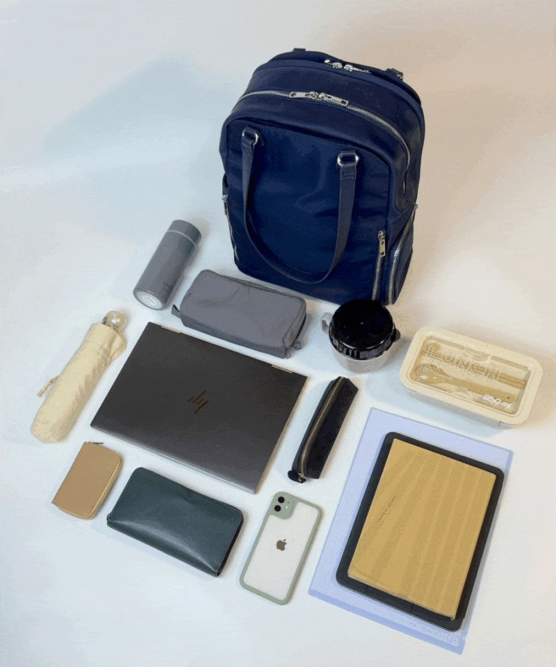 トートとリュックの2WAYスタイル！オンもオフもスマートに！保冷