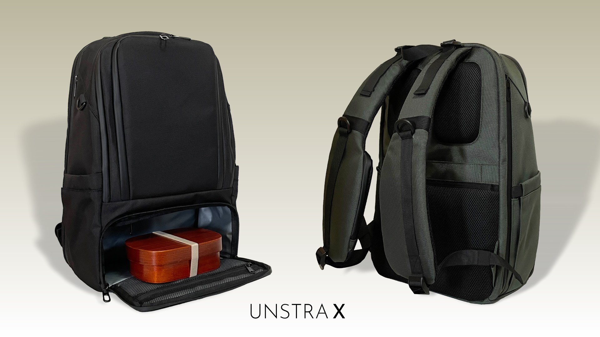 UNSTRA X│25のポケットと4層収納で保冷保温スペース付き！2階建て構造